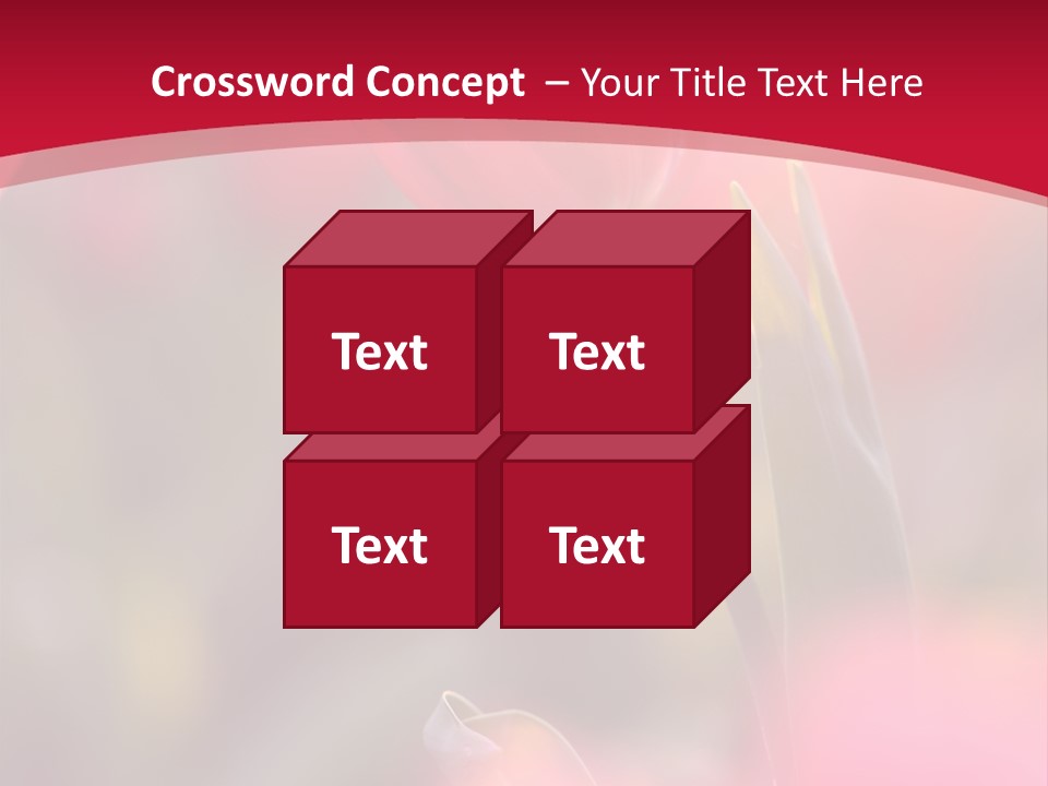 Outdoors Background Pink PowerPoint Template