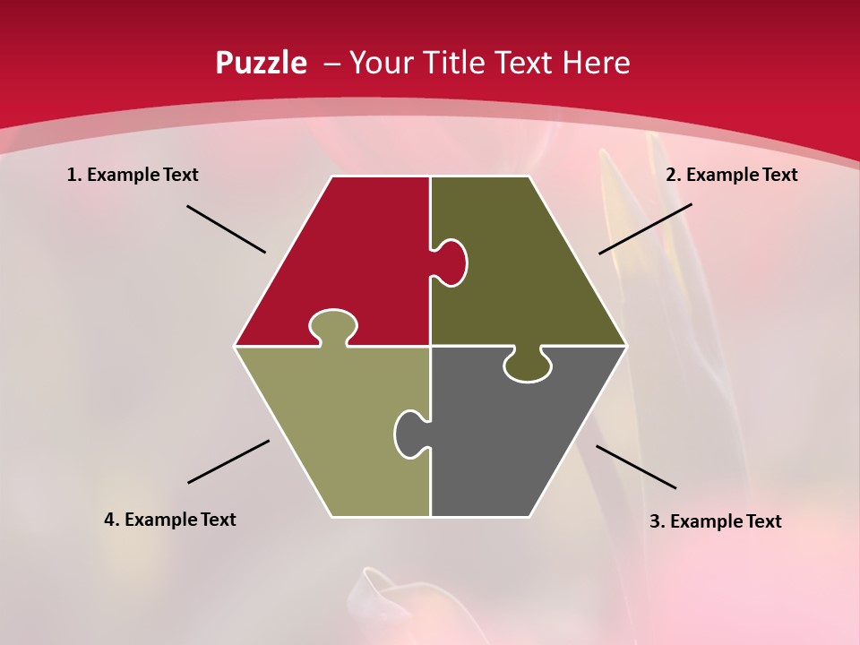 Outdoors Background Pink PowerPoint Template