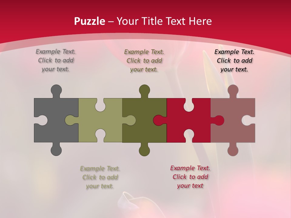 Outdoors Background Pink PowerPoint Template