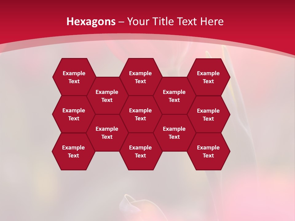 Outdoors Background Pink PowerPoint Template