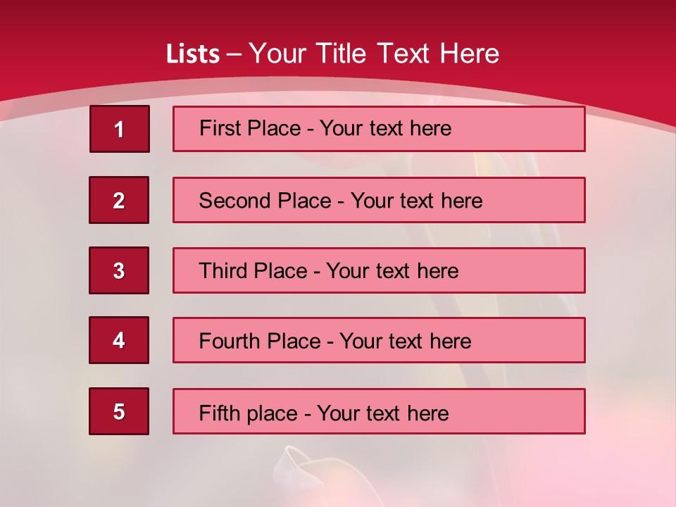 Outdoors Background Pink PowerPoint Template