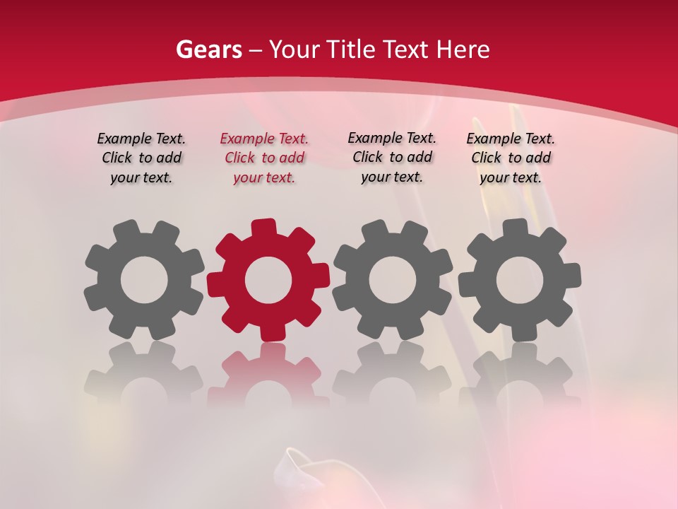 Outdoors Background Pink PowerPoint Template