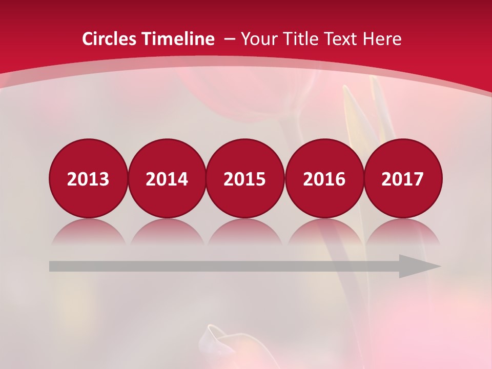 Outdoors Background Pink PowerPoint Template