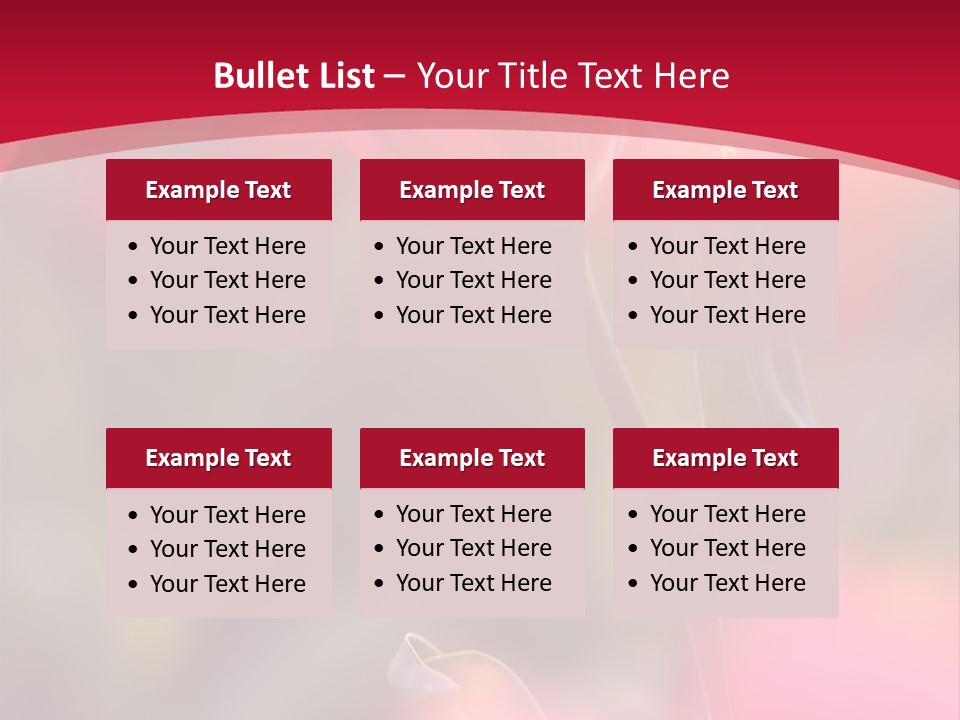 Outdoors Background Pink PowerPoint Template