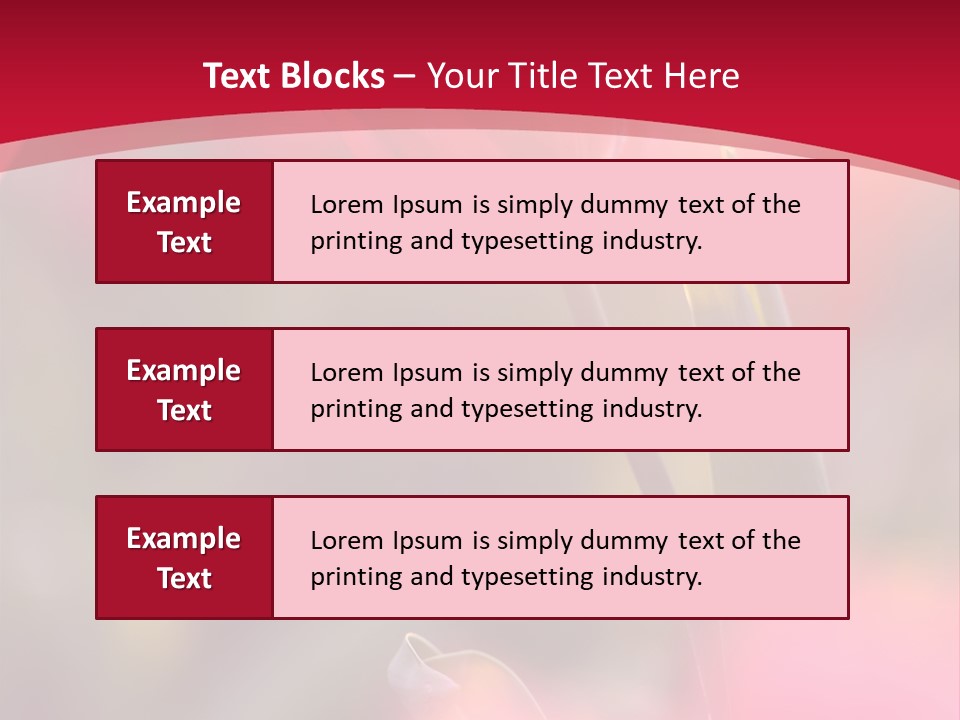 Outdoors Background Pink PowerPoint Template