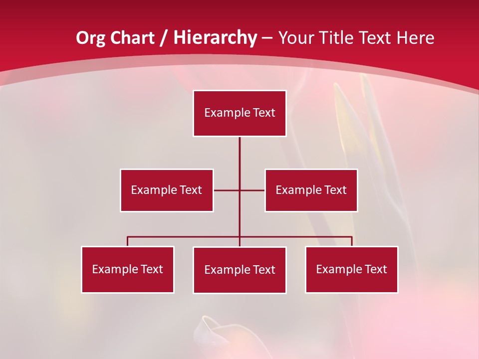 Outdoors Background Pink PowerPoint Template