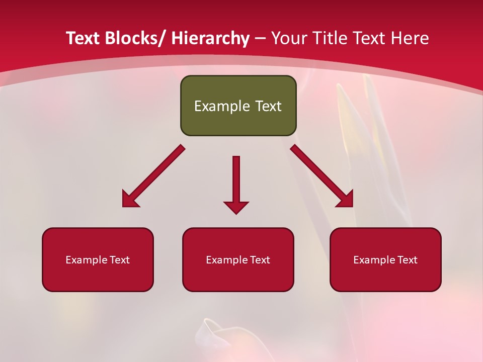 Outdoors Background Pink PowerPoint Template