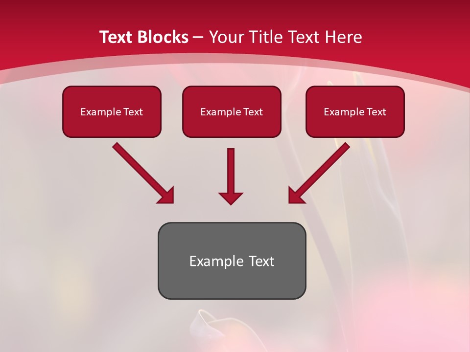 Outdoors Background Pink PowerPoint Template