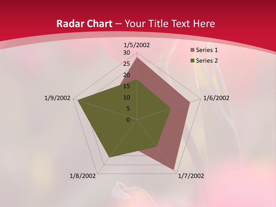 Outdoors Background Pink PowerPoint Template