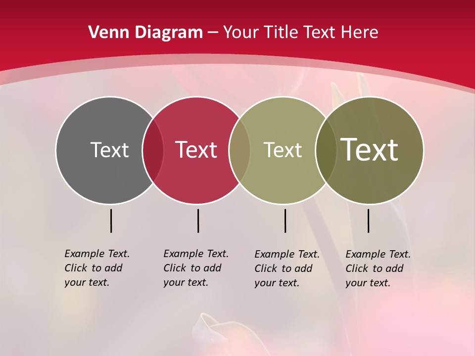 Outdoors Background Pink PowerPoint Template