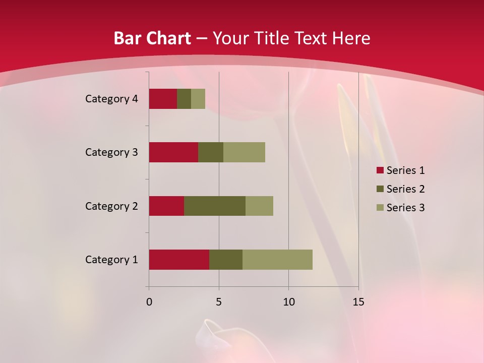 Outdoors Background Pink PowerPoint Template