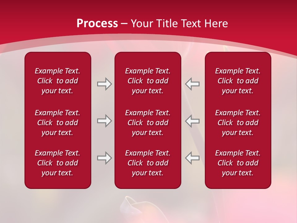 Outdoors Background Pink PowerPoint Template