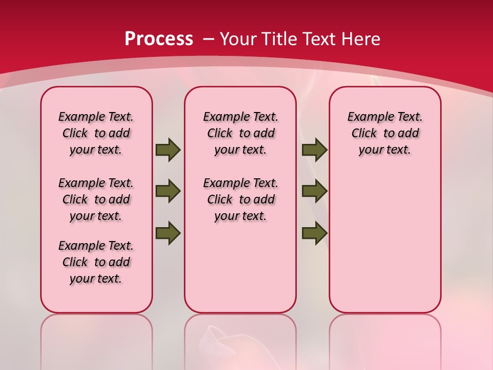 Outdoors Background Pink PowerPoint Template