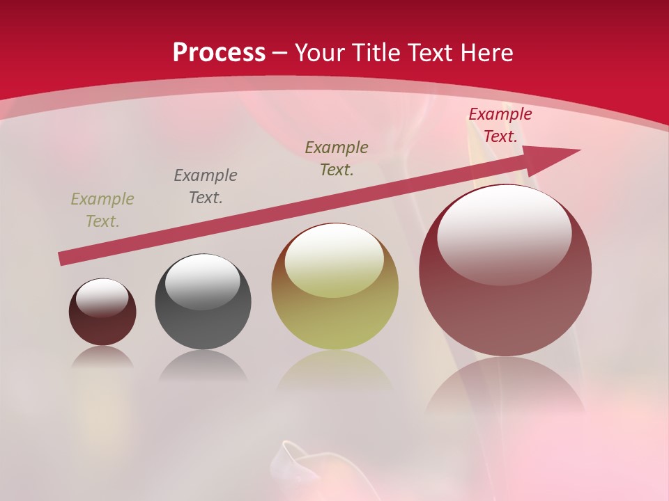 Outdoors Background Pink PowerPoint Template