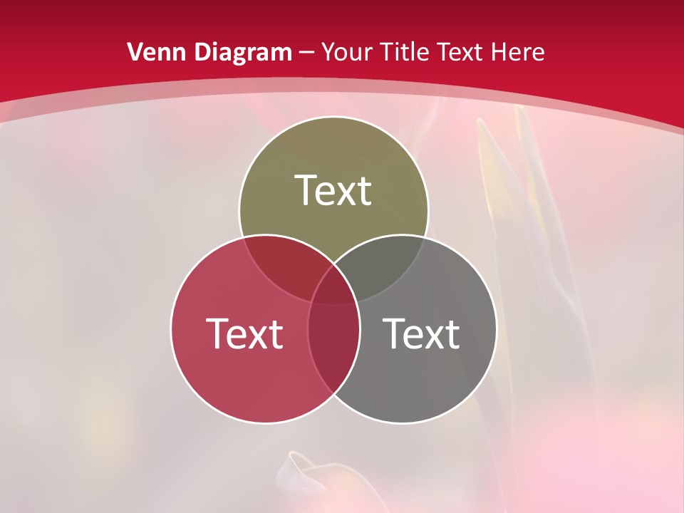 Outdoors Background Pink PowerPoint Template