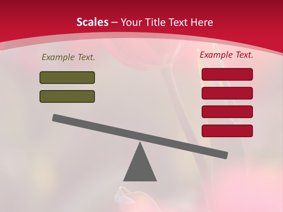 Outdoors Background Pink PowerPoint Template