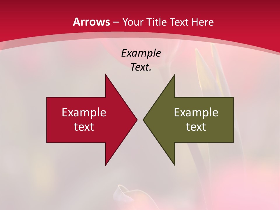 Outdoors Background Pink PowerPoint Template