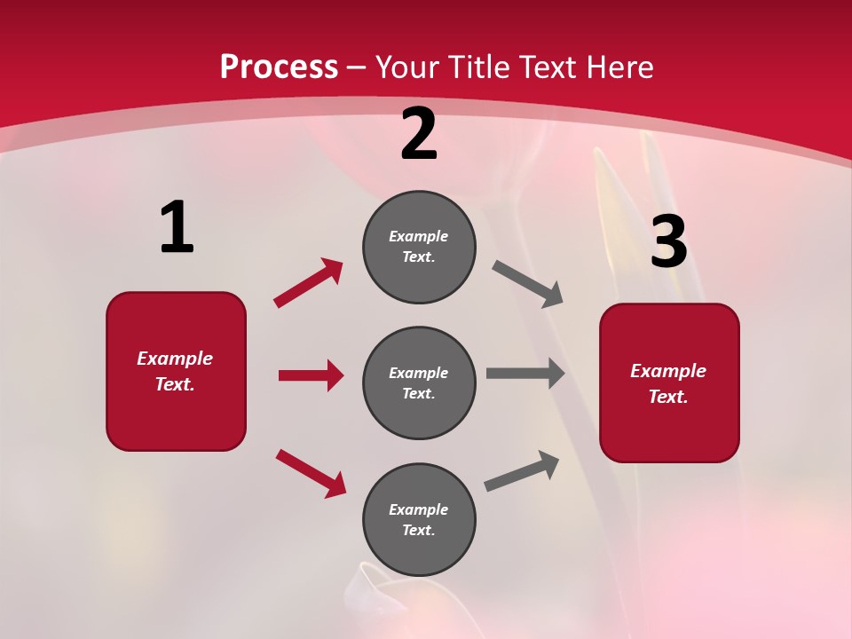 Outdoors Background Pink PowerPoint Template