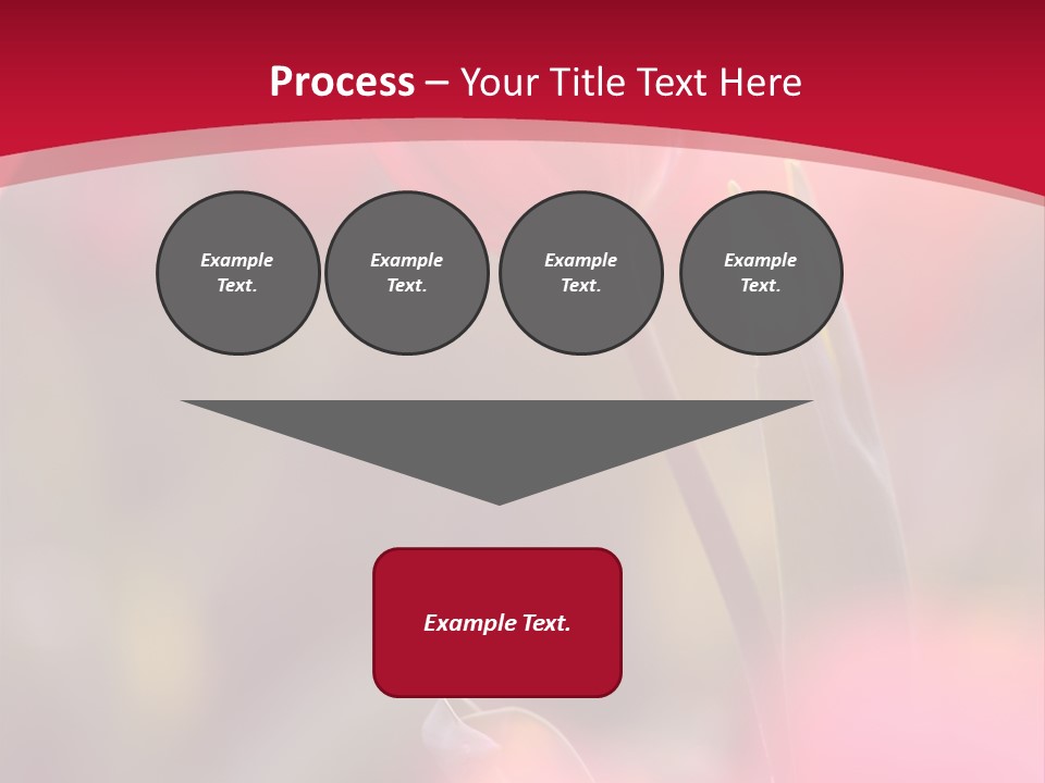 Outdoors Background Pink PowerPoint Template