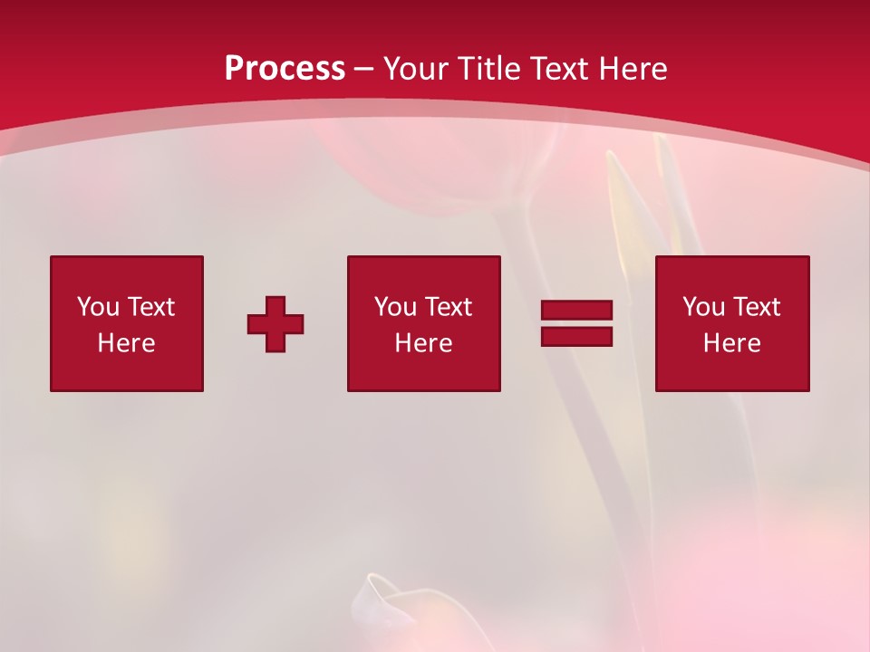 Outdoors Background Pink PowerPoint Template