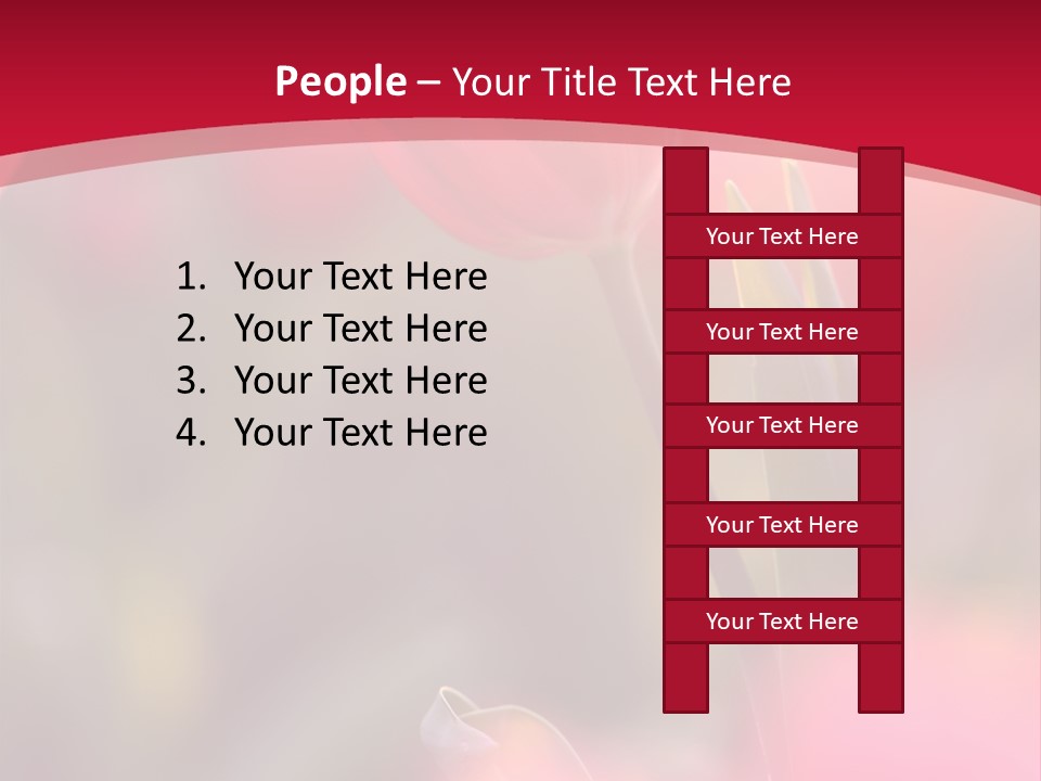 Outdoors Background Pink PowerPoint Template