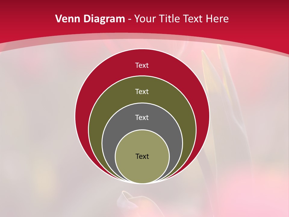 Outdoors Background Pink PowerPoint Template