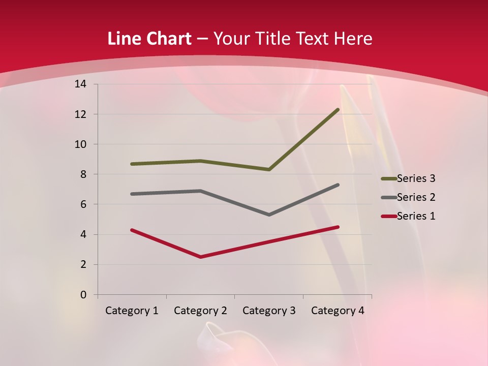 Outdoors Background Pink PowerPoint Template