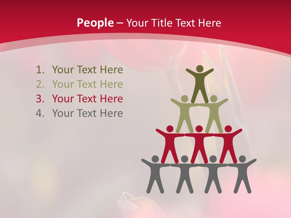 Outdoors Background Pink PowerPoint Template