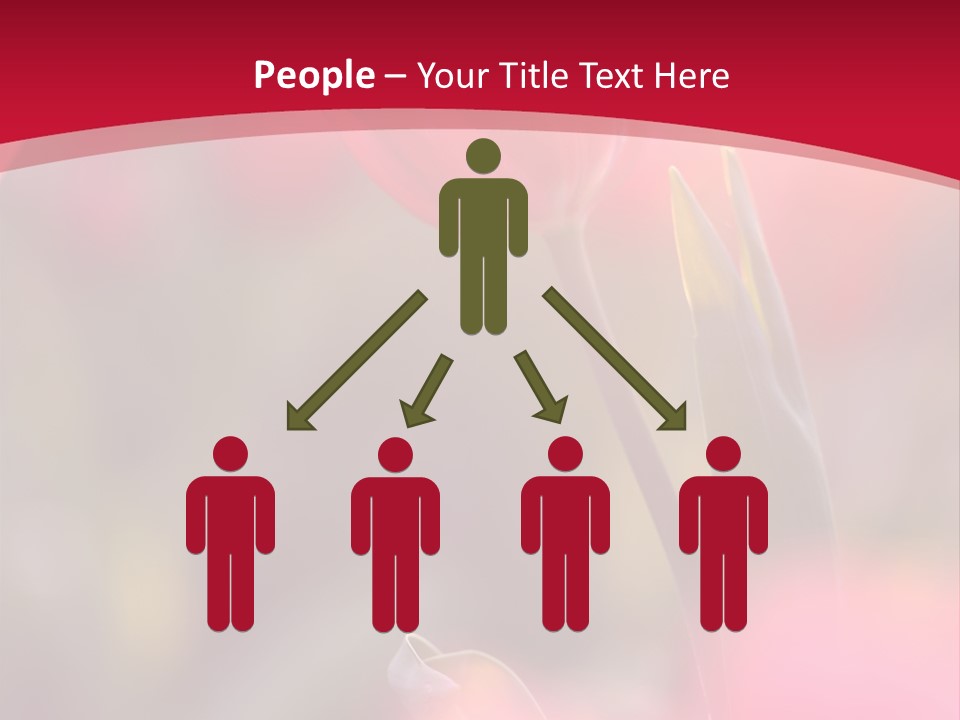 Outdoors Background Pink PowerPoint Template