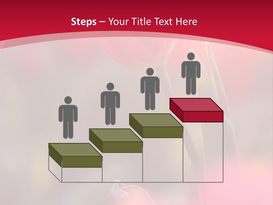 Outdoors Background Pink PowerPoint Template