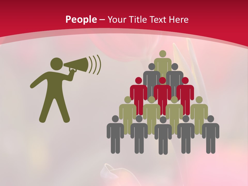 Outdoors Background Pink PowerPoint Template