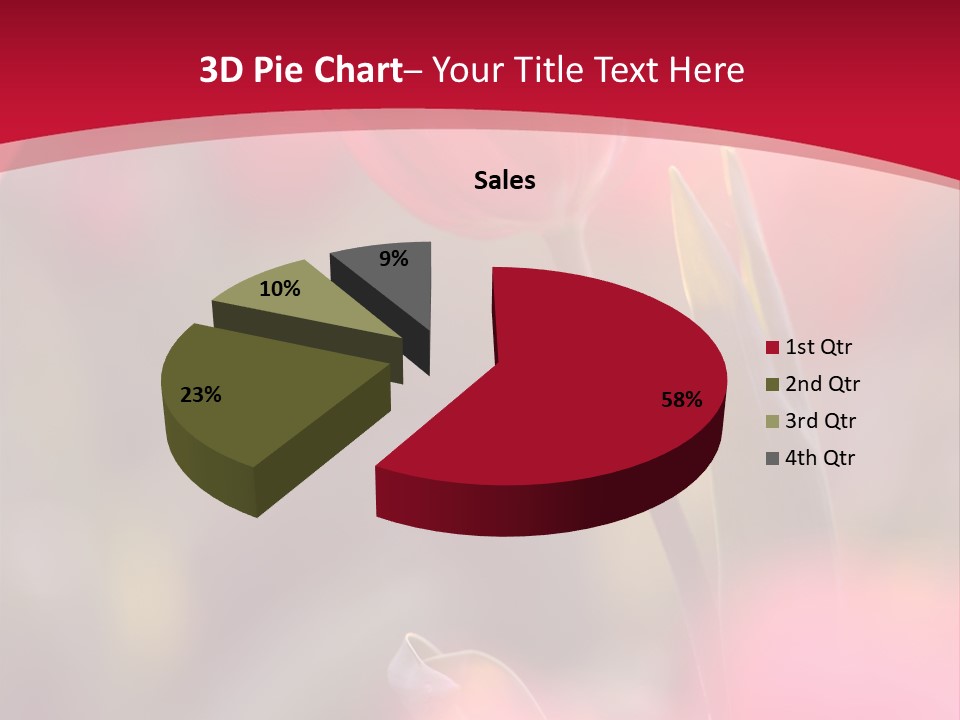 Outdoors Background Pink PowerPoint Template