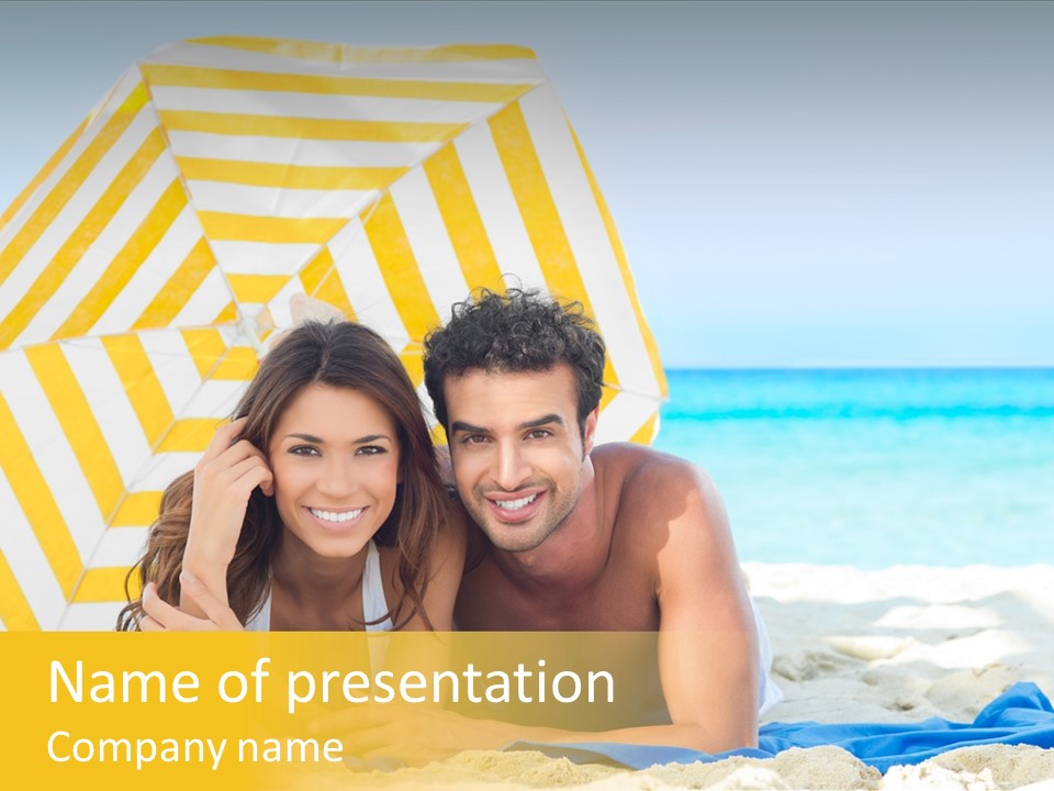 Outdoor Modern Dating PowerPoint Template