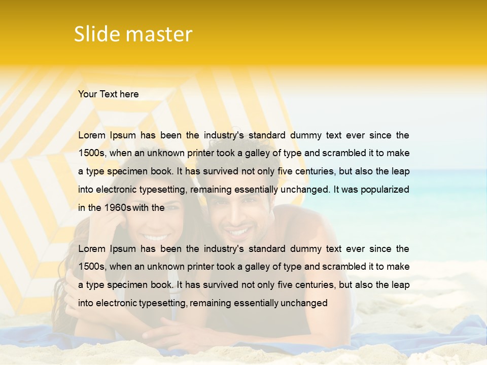 Outdoor Modern Dating PowerPoint Template