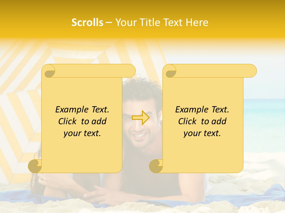 Outdoor Modern Dating PowerPoint Template