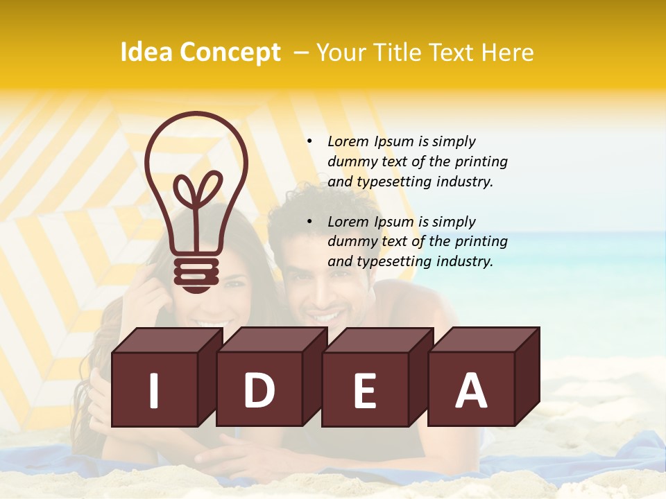 Outdoor Modern Dating PowerPoint Template