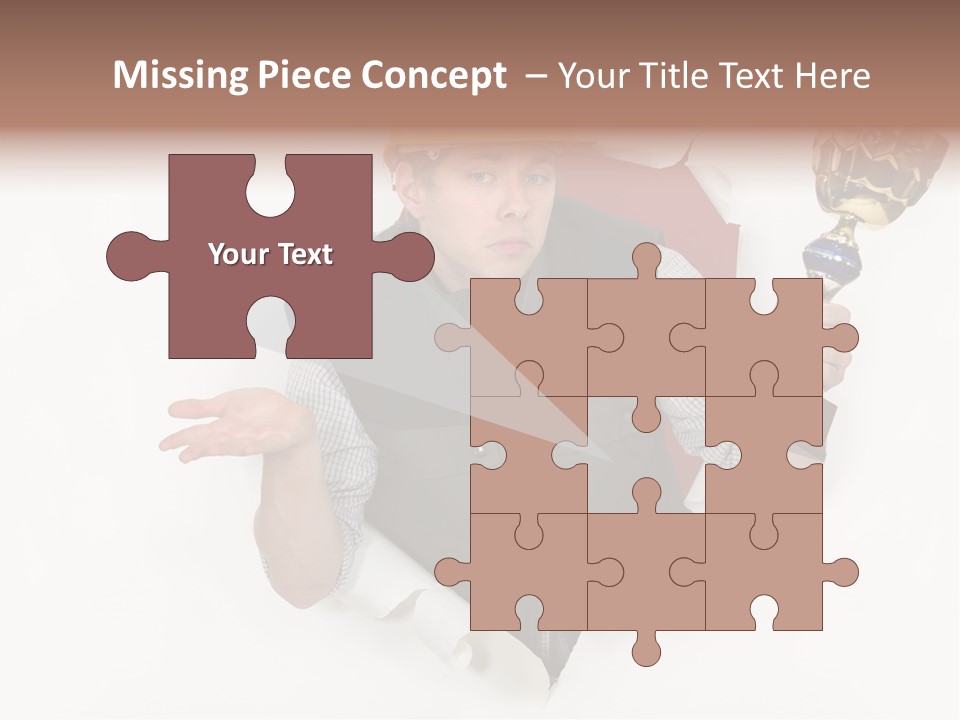 Hand  Male PowerPoint Template