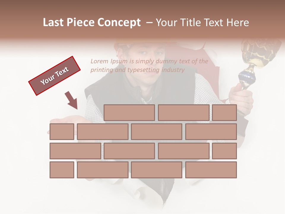 Hand  Male PowerPoint Template