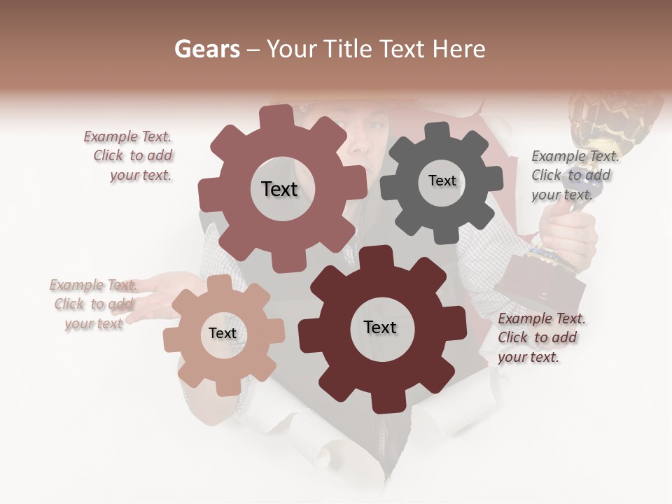 Hand  Male PowerPoint Template