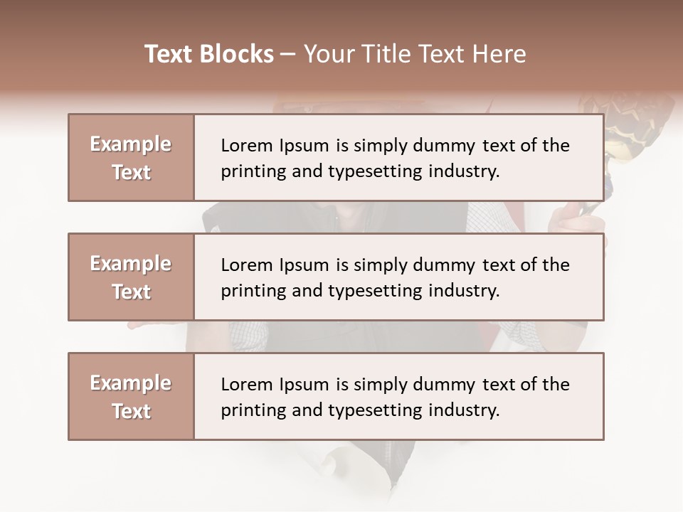 Hand  Male PowerPoint Template