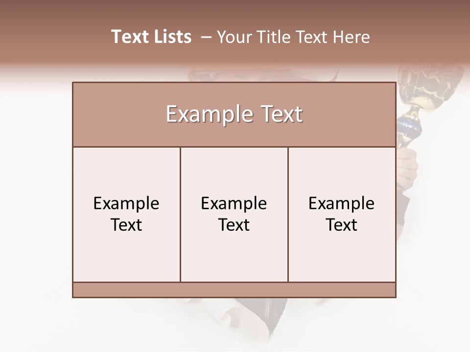 Hand  Male PowerPoint Template