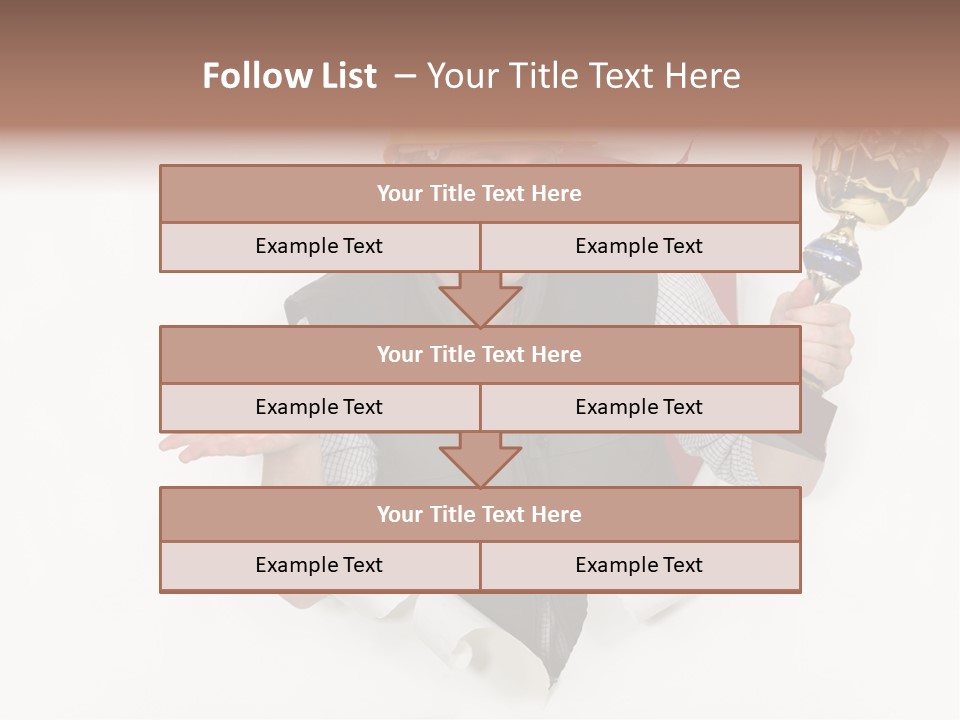 Hand  Male PowerPoint Template