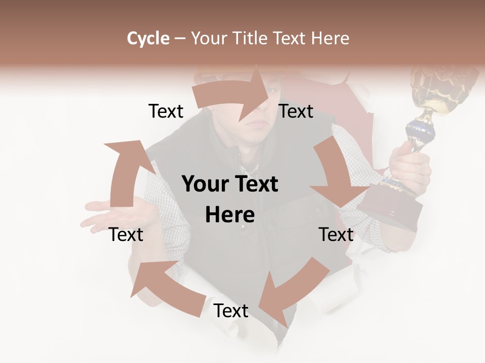 Hand  Male PowerPoint Template