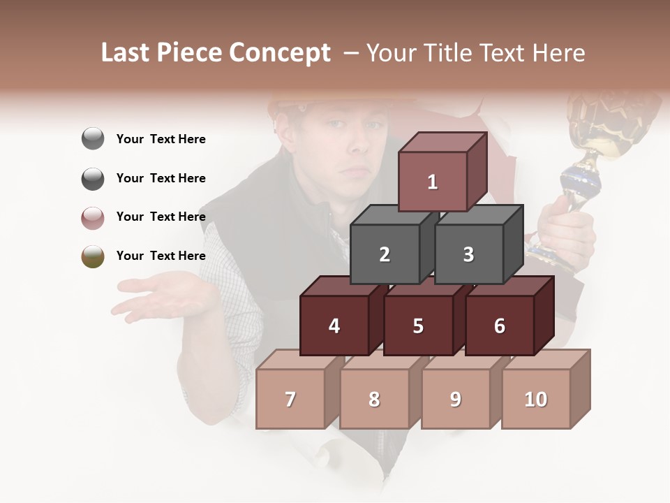 Hand  Male PowerPoint Template