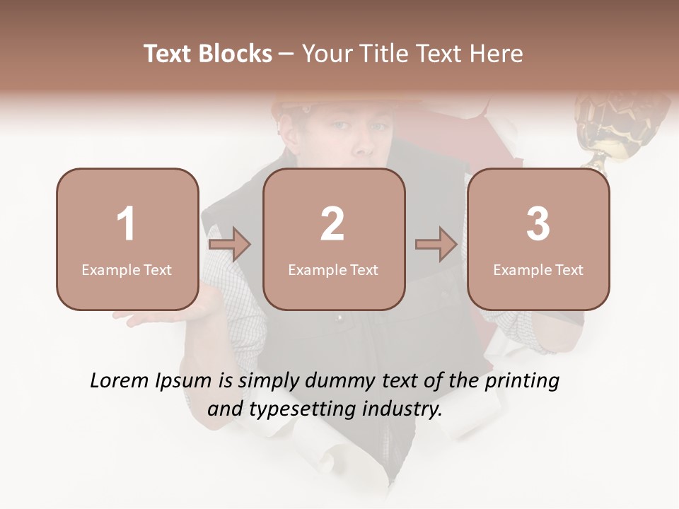 Hand  Male PowerPoint Template