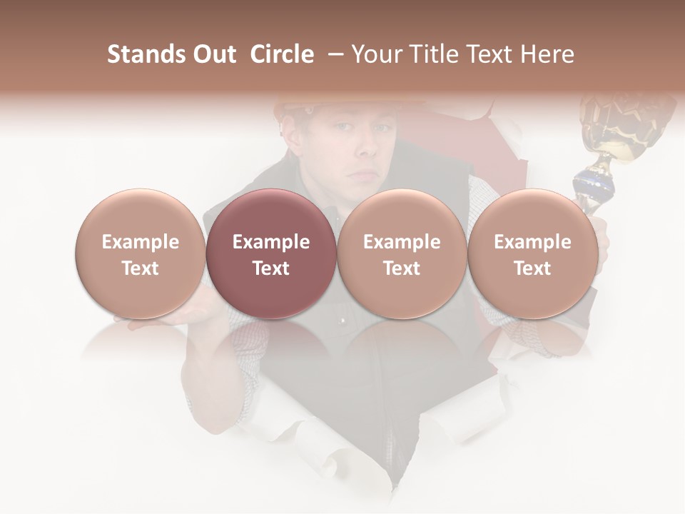 Hand  Male PowerPoint Template