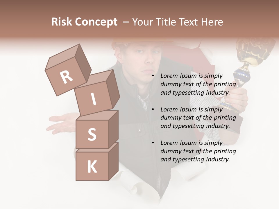 Hand  Male PowerPoint Template