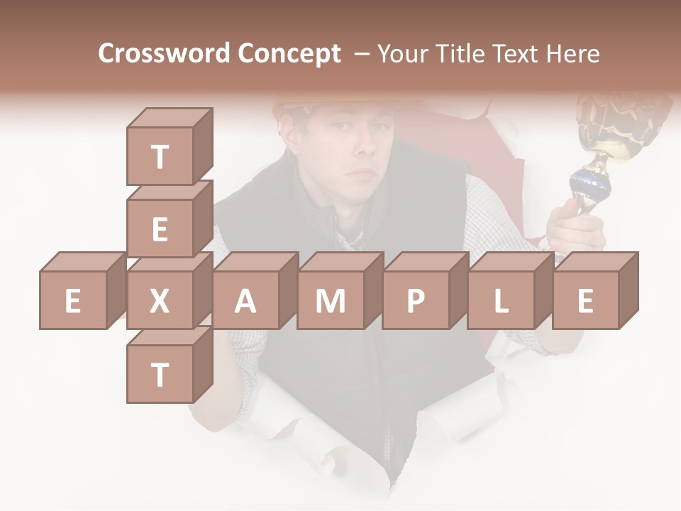 Hand  Male PowerPoint Template