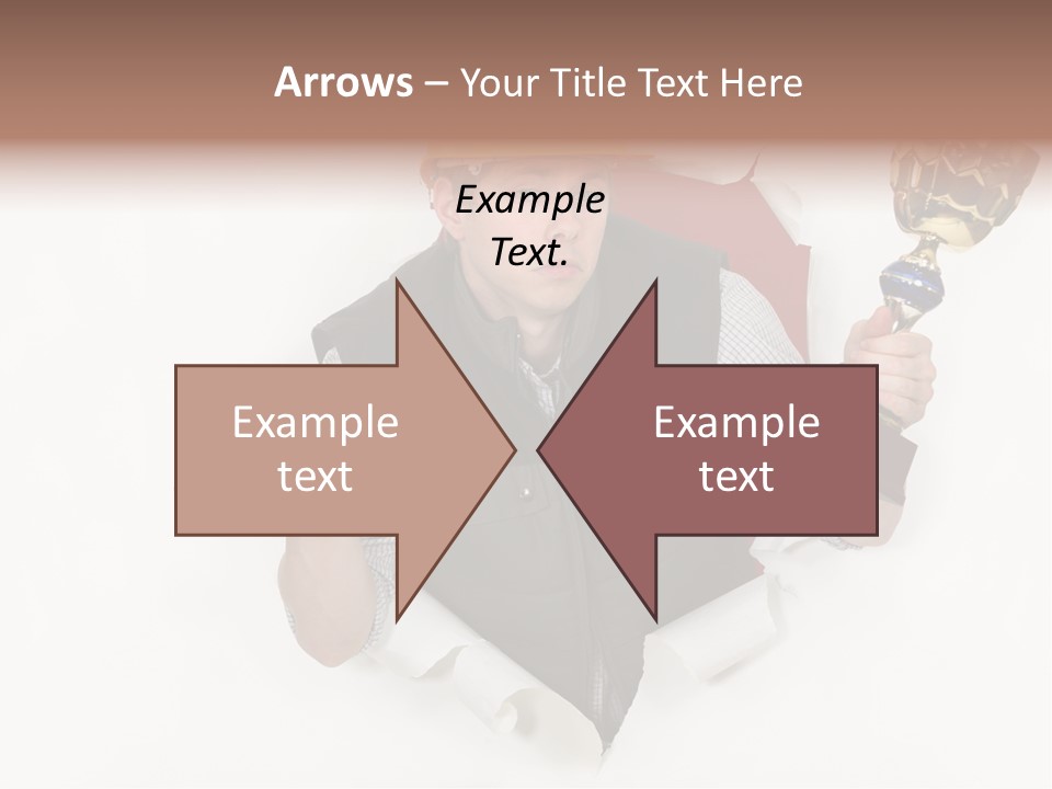 Hand  Male PowerPoint Template