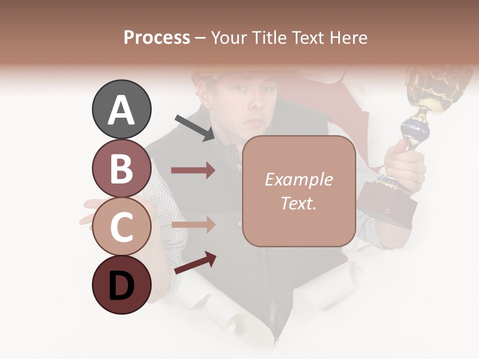 Hand  Male PowerPoint Template
